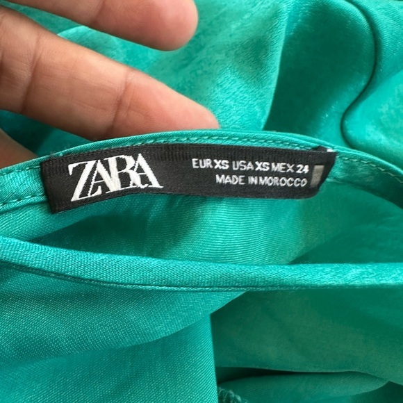 ZARA Satin Lingerie Style Dress - Picture 4 of 11